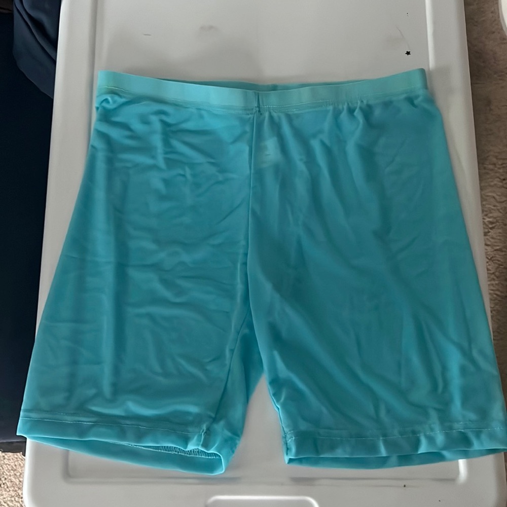 Brand new Bglittz mesh biker shorts size M/L 🩵